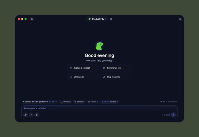 Osaurus app on mac