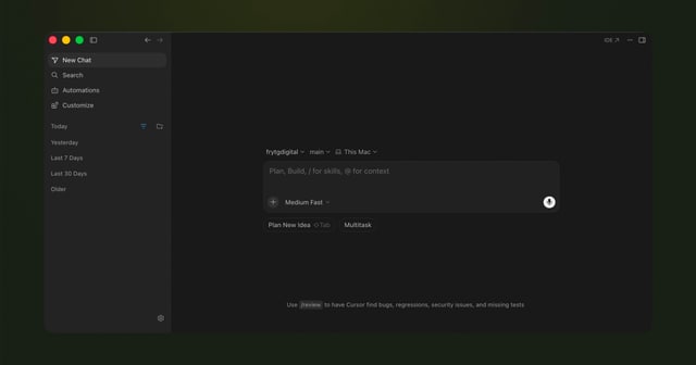 cursor screenshot